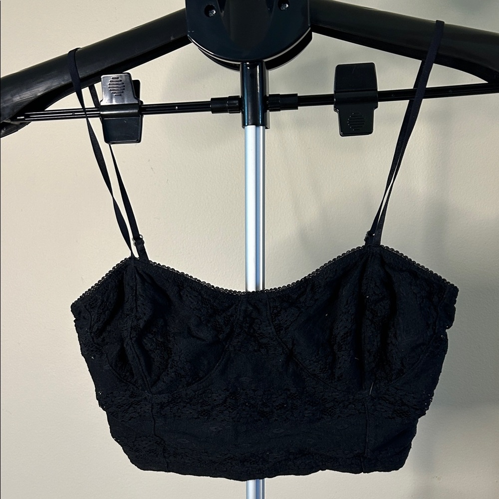 Frenchi Black Lace Top